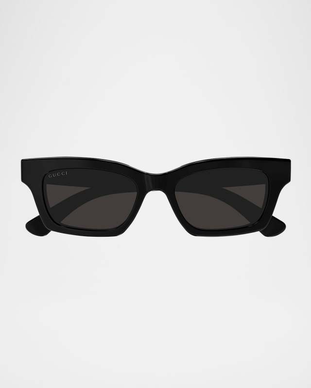 Logo Rectangular Cat-Eye Sunglasses